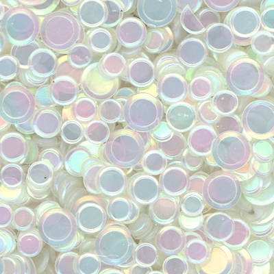 Rainbow Pearl Confetti Clear