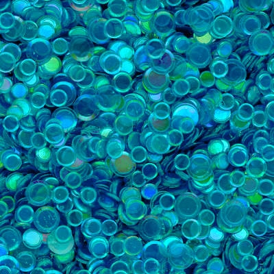 Iridescent Confetti Dark Ocean Blue Green 100 grams