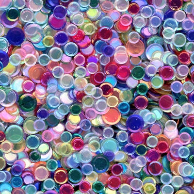 Iridescent Confetti Mixed Colors 100 grams
