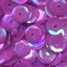 5mm Slightly Cupped Opaque Iridescent Orchid 50 Grams