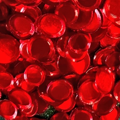 Hologram Confetti Red