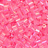 2-cut Bead Iridescent Dark Pink