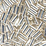 4.5mm Bugle Silver Lined Silver