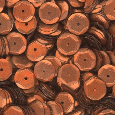 8mm Slightly Cupped Satin Copper