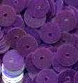 6mm Flat Opaque Iridescent Dark Purple 100 Grams