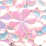 15mm Flower Crystal Opaque White 100 Grams