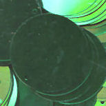 30mm Paillette Metallic Green