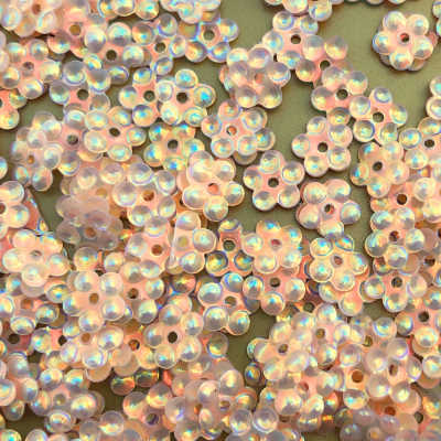 5mm Flower Opalescent Cashmere