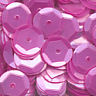 8mm Slightly Cupped Satin Med. Pink Orchid