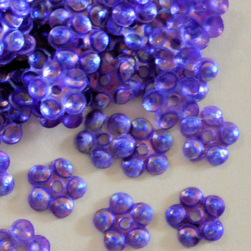 5mm Crystal Iris Flowers