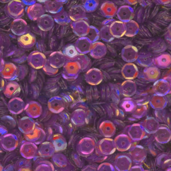 5mm Slightly Cupped Iridescent Sequins