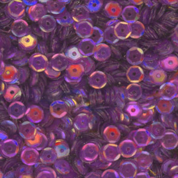 5mm Slightly Cupped Iridescent Sequins