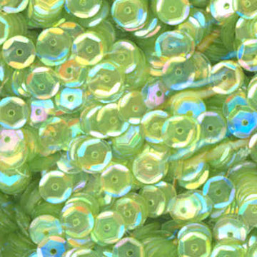 6mm Slightly Cupped Iridescent Sequins