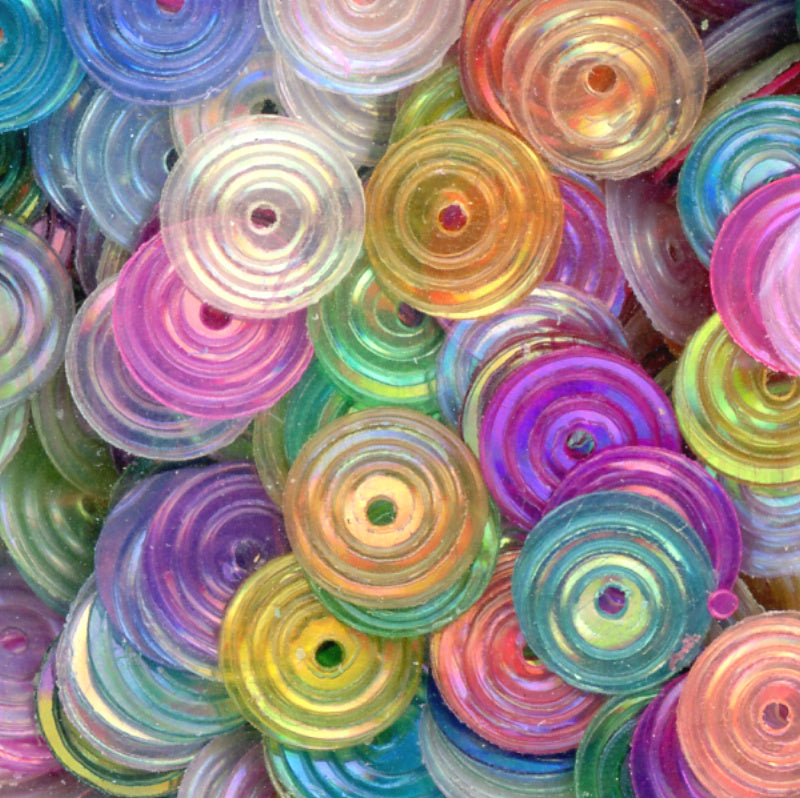 Iridescent Flowers and Shapes