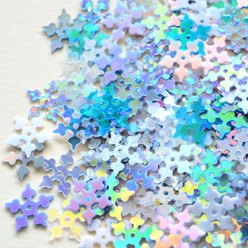 10mm Pointed Snowflakes (Starflakes)