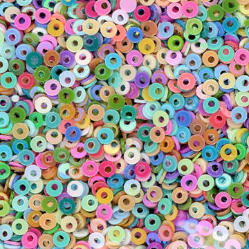 2mm Flat Opaque Iridescent Sequins