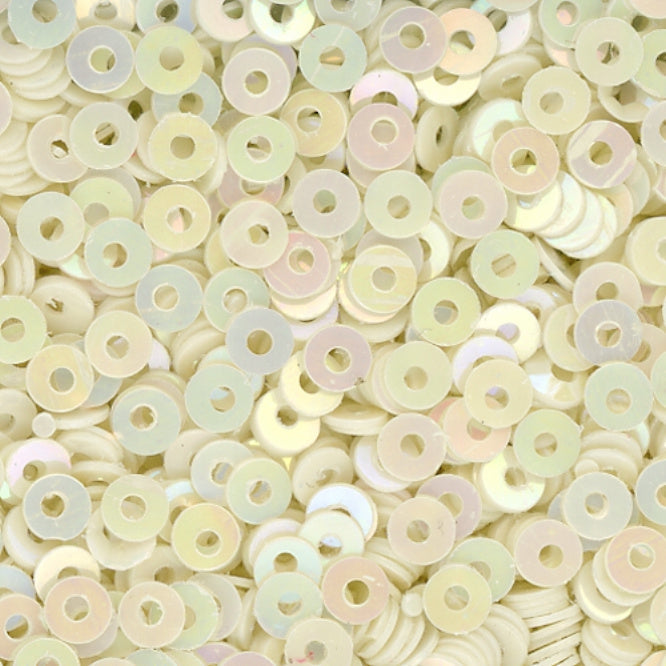 3mm Flat Opaque Iridescent Sequins