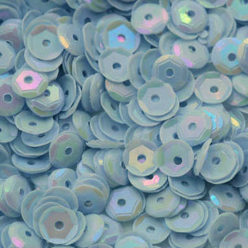 4mm Slightly Cupped Opaque Iridescent Sequins