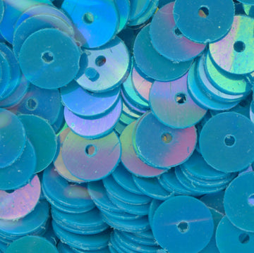 6mm Flat Opaque Iridescent Sequins