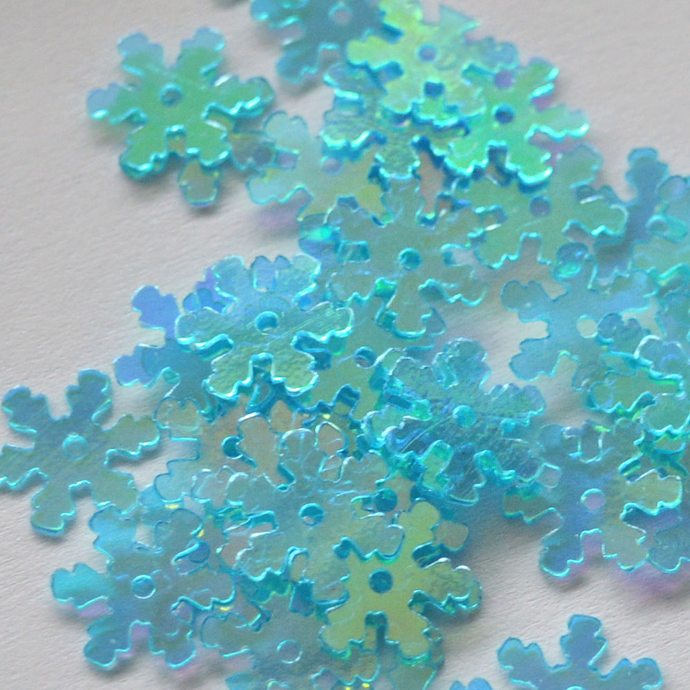 10mm Snowflake Crystal Iris Bali Breeze 50-grams