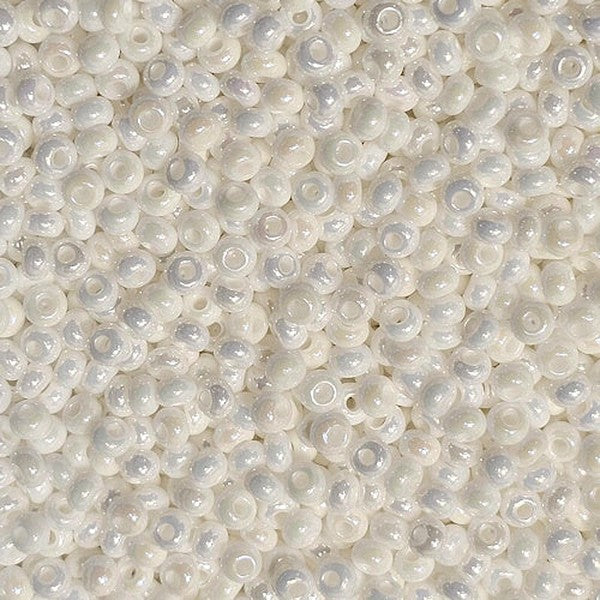 Close-up of small white beads