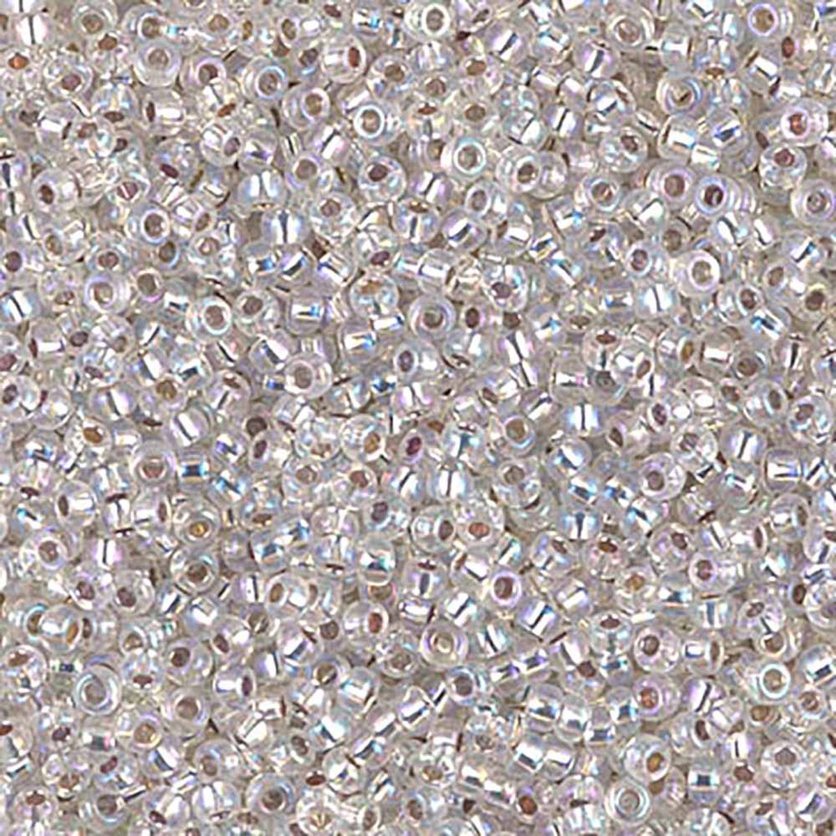 11/0 Miyuki Silver Lined Crystal AB 24-gram tube