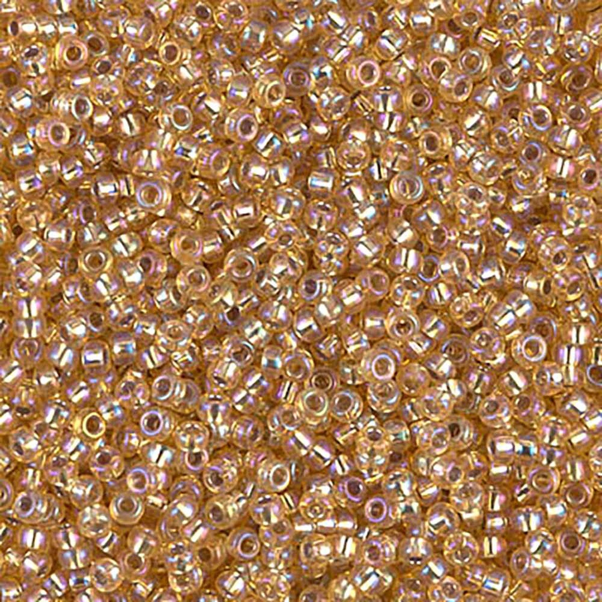 11/0 Miyuki Silver Lined Gold AB 24-gram tube