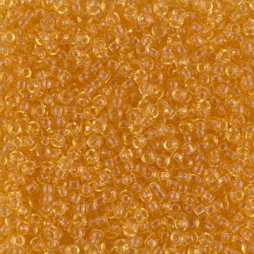 11/0 Miyuki Transparent Lt Topaz 24-gram tube