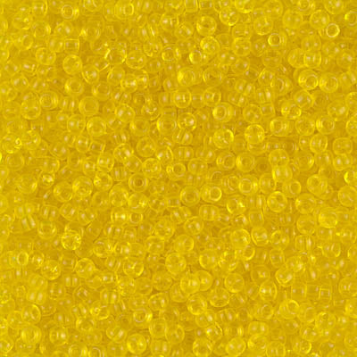11/0 Miyuki Transparent Yellow 24-gram tube