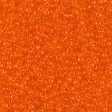 11/0 Miyuki Transparent Orange 24-gram tube