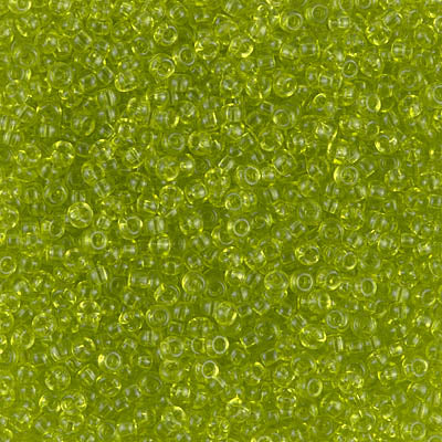 11/0 Miyuki Transparent Chartreuse 24-gram tube