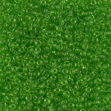 11/0 Miyuki Transparent Lime 24-gram tube