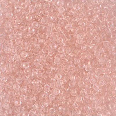 11/0 Miyuki Transparent Lt. Tea Rose 24-gram tube