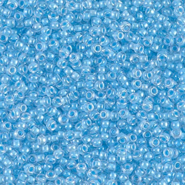 Close-up of small blue beads