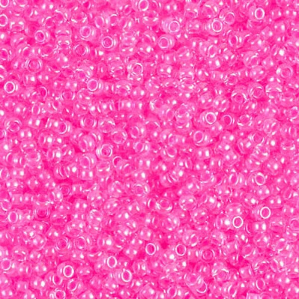 Close-up of pink beads