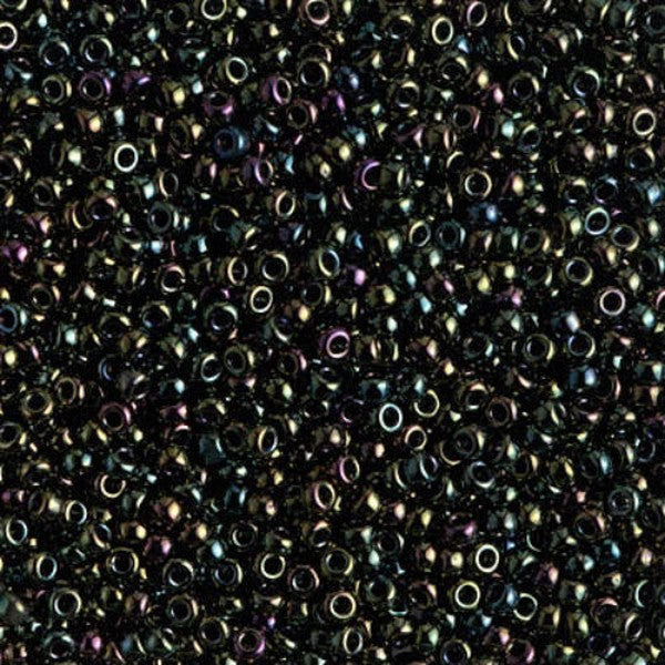 Close-up of small metallic beads