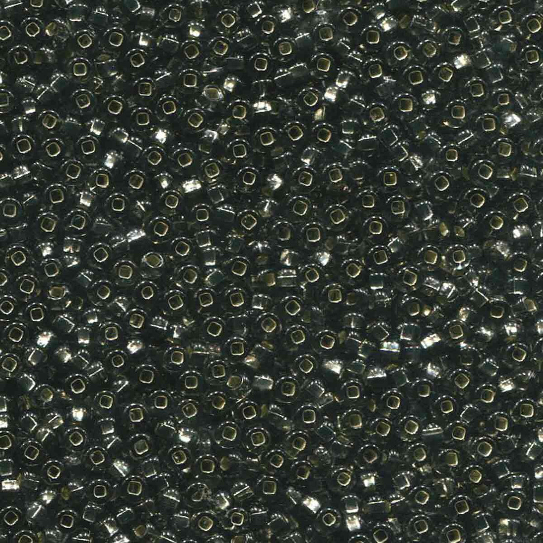 11/0 Silver Lined Black Diamond