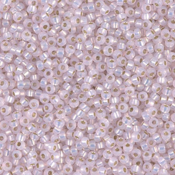 Close-up of small pink beads