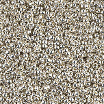 15/0 Miyuki Galvanized Silver