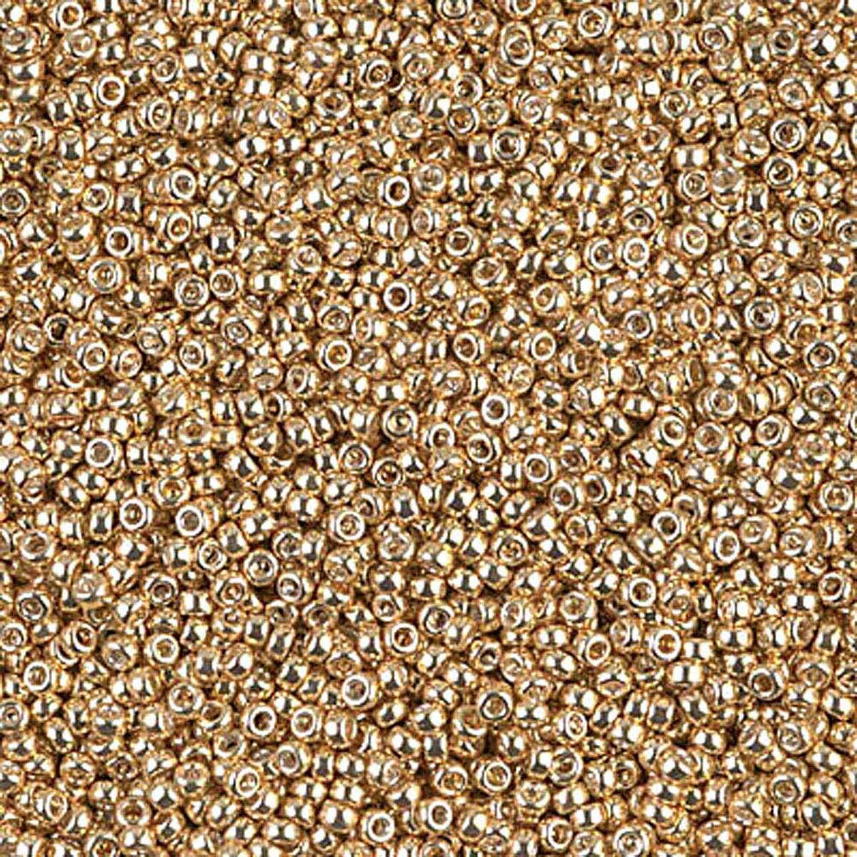 15/0 Miyuki Galvanized Gold
