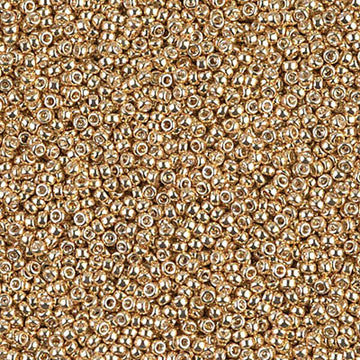 15/0 Miyuki Galvanized Gold