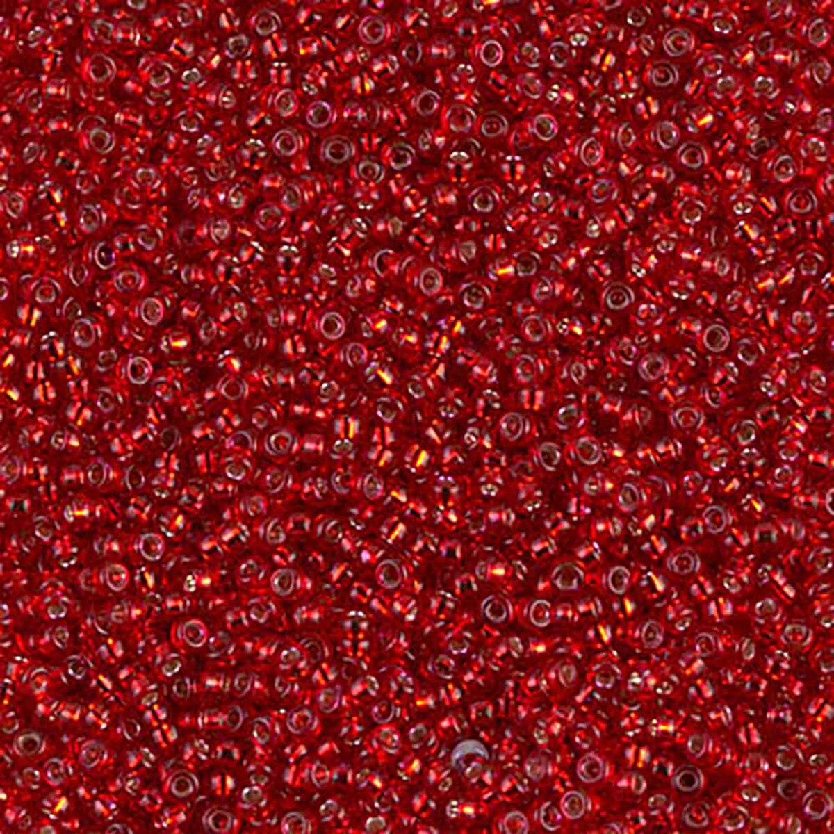 15/0 Miyuki Silver Lined Red