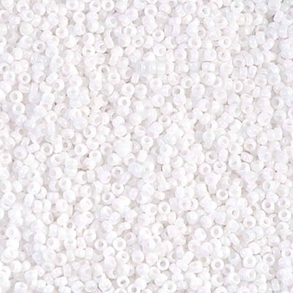 15/0 Miyuki Chalk White