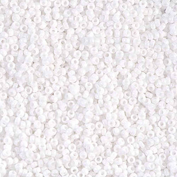 15/0 Miyuki Chalk White