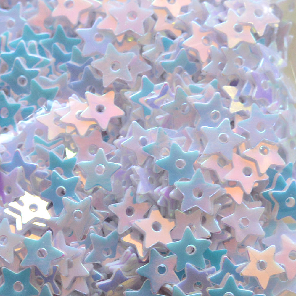 5mm Star Crystal Opaque White