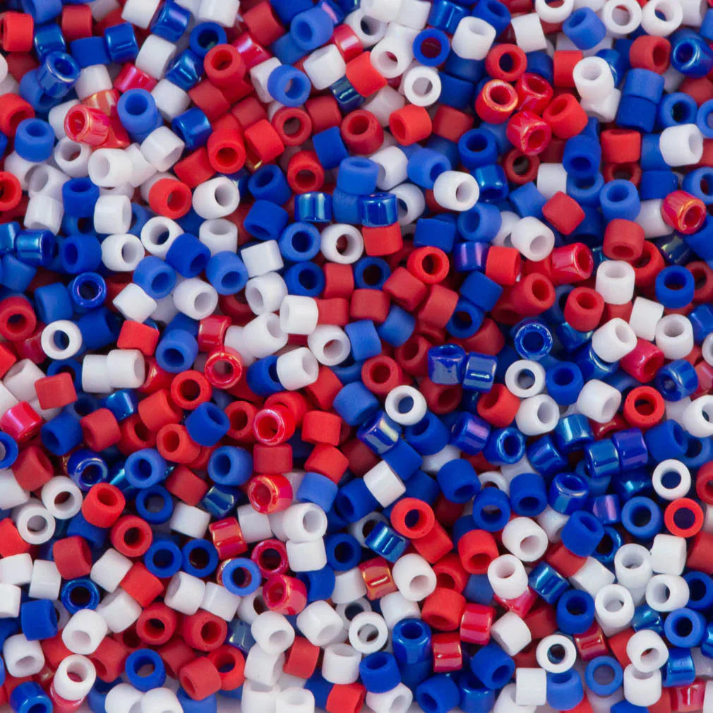 Delica 11/0 All American Mix