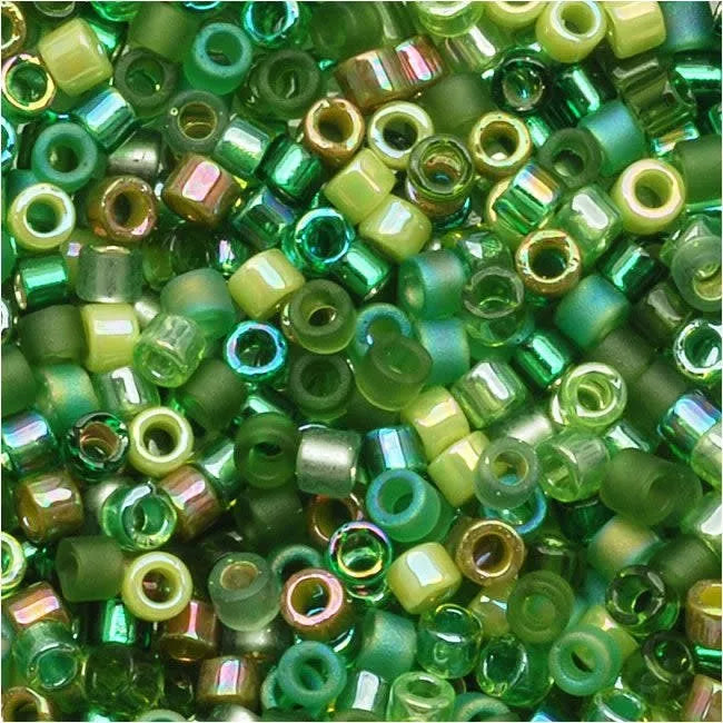 Delica 11/0 Evergreen Mix