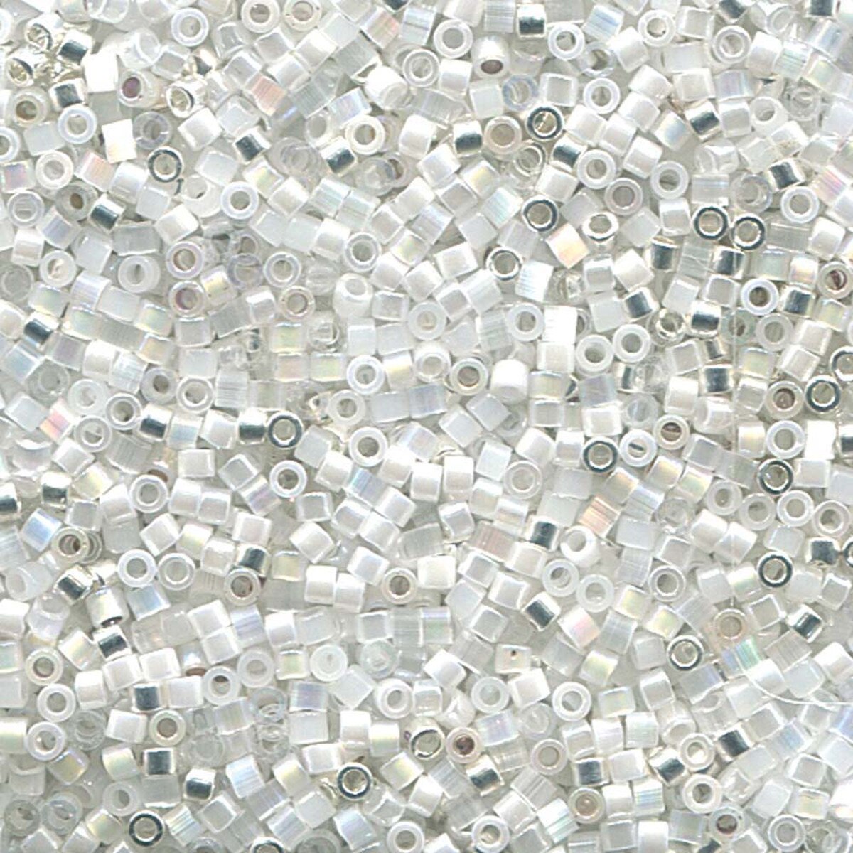 Delica 11/0 Bridal White Mix