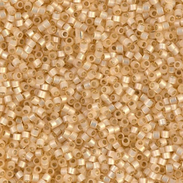 Close-up of small beige beads
