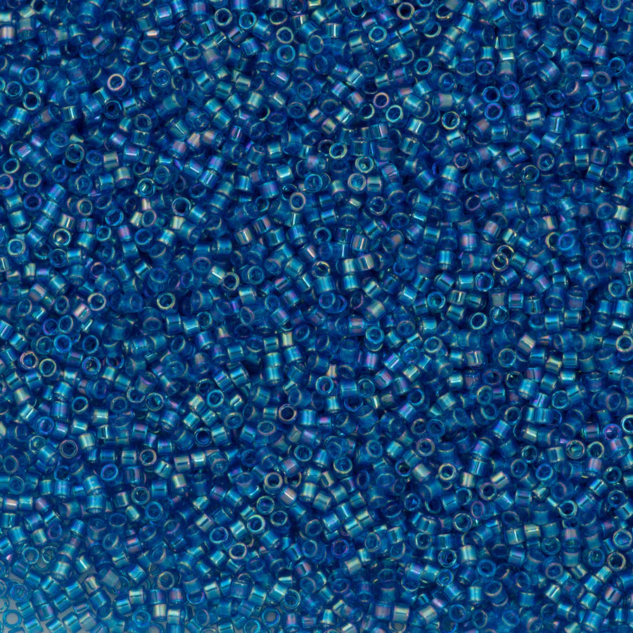 Delica 11/0 Transparent Capri Blue AB
